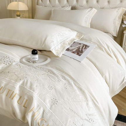 91家纺网 家纺一手货源 找家纺 （总）绒掌柜 2025新品第一波 水洗天丝真丝冰丝四件套（礼盒装含买家秀）—清悦系列