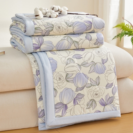 91家纺网 家纺一手货源 找家纺 （总）海洋家纺 2025款水洗棉纯棉花夏凉被全棉花印花夏被空调被薄被子