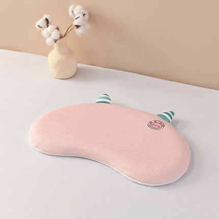 小猫派2025新款冰感硅胶儿童舒睡枕 枕头枕芯  硅胶小羊粉