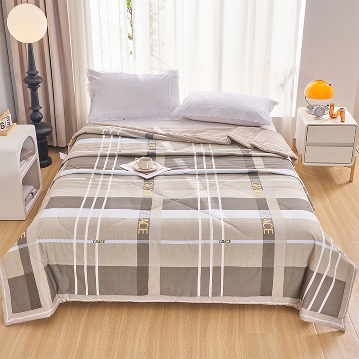 91家纺网 家纺一手货源 找家纺 羽梦家纺 2025新款新疆棉花全棉夏凉被被子被芯 奇彩空间