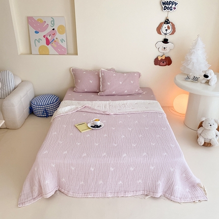 麻依 2025新款多层纱布天丝夏凉被子被芯 丝带