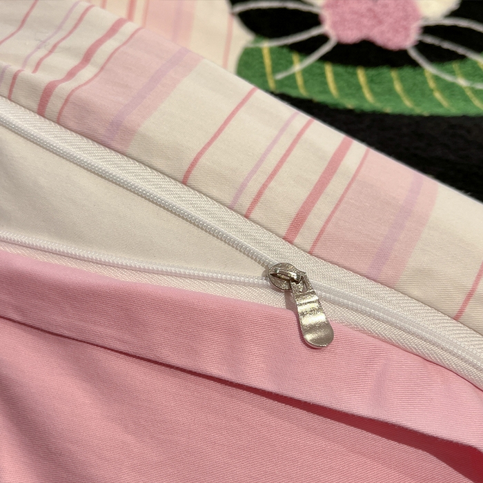 91家纺网 家纺一手货源 找家纺 蓝邻2025年新款全棉纯棉40s毛巾绣四件套 黛序甜章