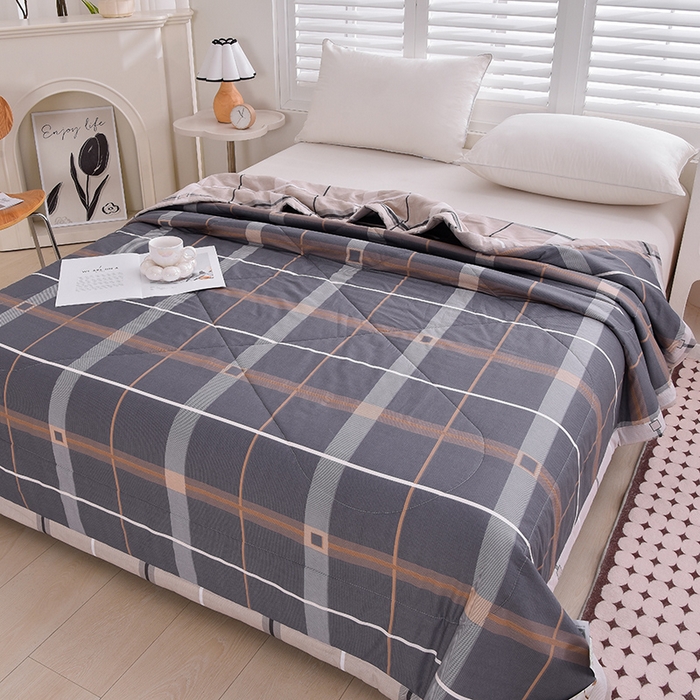 91家纺网 家纺一手货源 找家纺 羽梦家纺 2025新款新疆棉花全棉夏凉被被子被芯 洛世奇