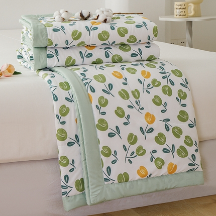 91家纺网 家纺一手货源 找家纺 （总）海洋家纺 2025款水洗棉纯棉花夏凉被全棉花印花夏被空调被薄被子