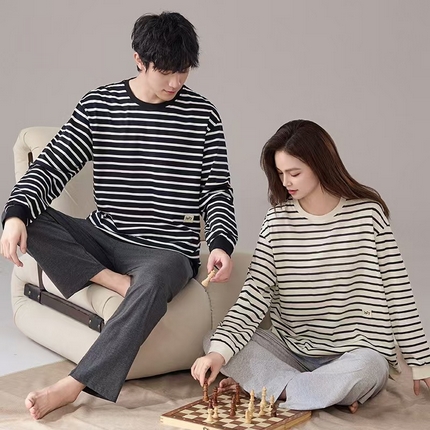 91家纺网 家纺一手货源 找家纺 （总）洛兰沙家居馆【只代发】【只代发】 纯棉情侣翻领睡袍