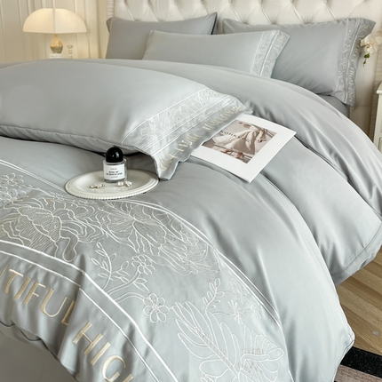 91家纺网 家纺一手货源 找家纺 （总）绒掌柜 2025新品第一波 水洗天丝真丝冰丝四件套（礼盒装含买家秀）—清悦系列