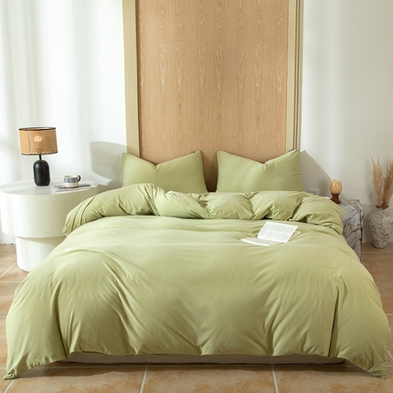 91家纺网 家纺一手货源 找家纺 （总）梦可莱家居 2025春夏新品全棉针织棉纯色系列