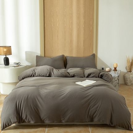 91家纺网 家纺一手货源 找家纺 （总）梦可莱家居 2025春夏新品全棉针织棉纯色系列