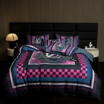 91家纺网 家纺一手货源 找家纺 色鬼布艺 2025新款轻奢亲肤纯棉四件套 憬年