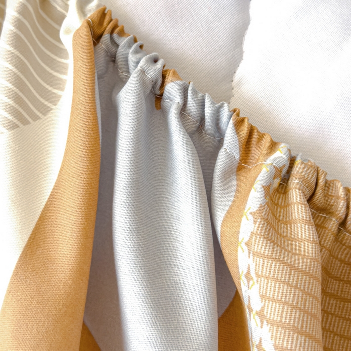 91家纺网 家纺一手货源 找家纺 U品汇 2025新款A类全棉夹棉防水床笠床罩单件隔尿透气床垫加厚防尘可水洗保护套 开心日记