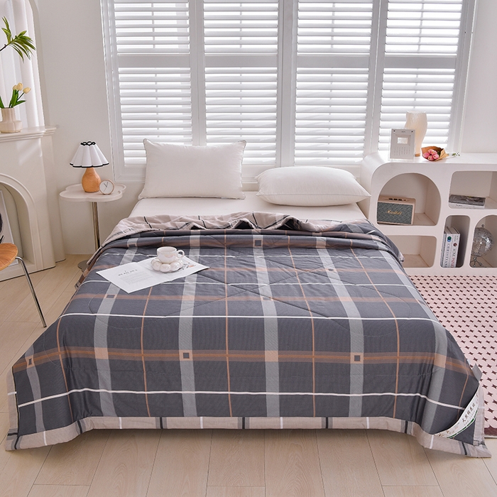 91家纺网 家纺一手货源 找家纺 羽梦家纺 2025新款新疆棉花全棉夏凉被被子被芯 洛世奇