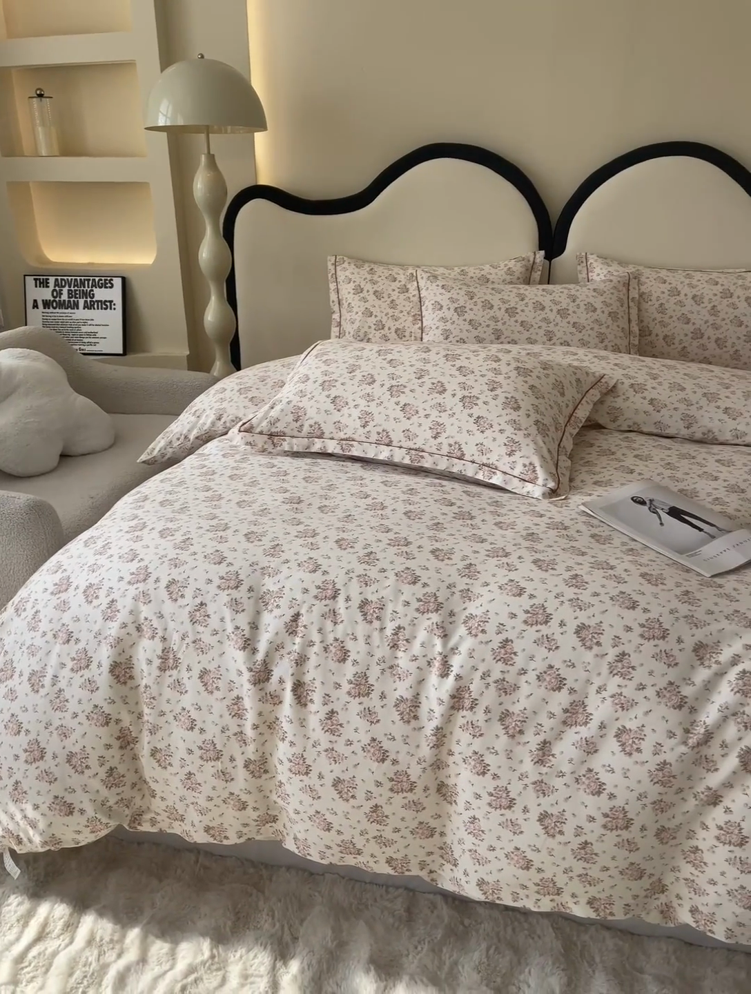 91家纺网 家纺一手货源 找家纺 首爱家纺 2025新款全棉四件套小清新人字纹四件套纯棉四件套 甜心派