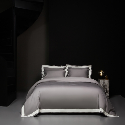 91家纺网 家纺一手货源 找家纺 （总）时亿2025新款100支长绒棉四件套-休斯顿系列