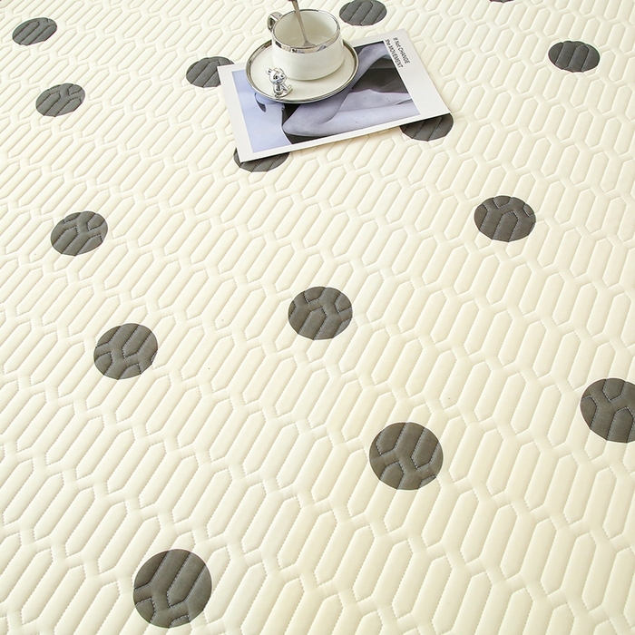 91家纺网 家纺一手货源 找家纺 伊人坊 2025新款A类凉感丝乳胶床笠凉席三件套-花边款 花边-黑色波点