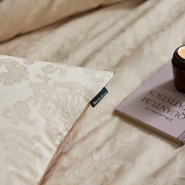 91家纺网 家纺一手货源 找家纺 （总）安莱生活 2025全棉浮雕提花四件套-科林斯系列