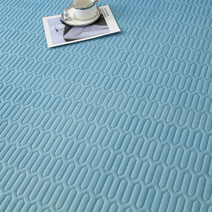 91家纺网 家纺一手货源 找家纺 伊人坊 2025新款A类凉感丝乳胶床笠凉席三件套-花边款 花边-海洋蓝