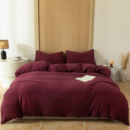 91家纺网 家纺一手货源 找家纺 （总）梦可莱家居 2025春夏新品全棉针织棉纯色系列