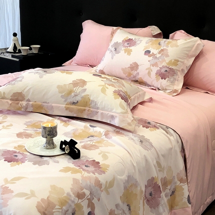 91家纺网 家纺一手货源 找家纺 （总）立奥被业 2025新款雪纺纱夏被超柔数码印花夏被雪纺夏凉被