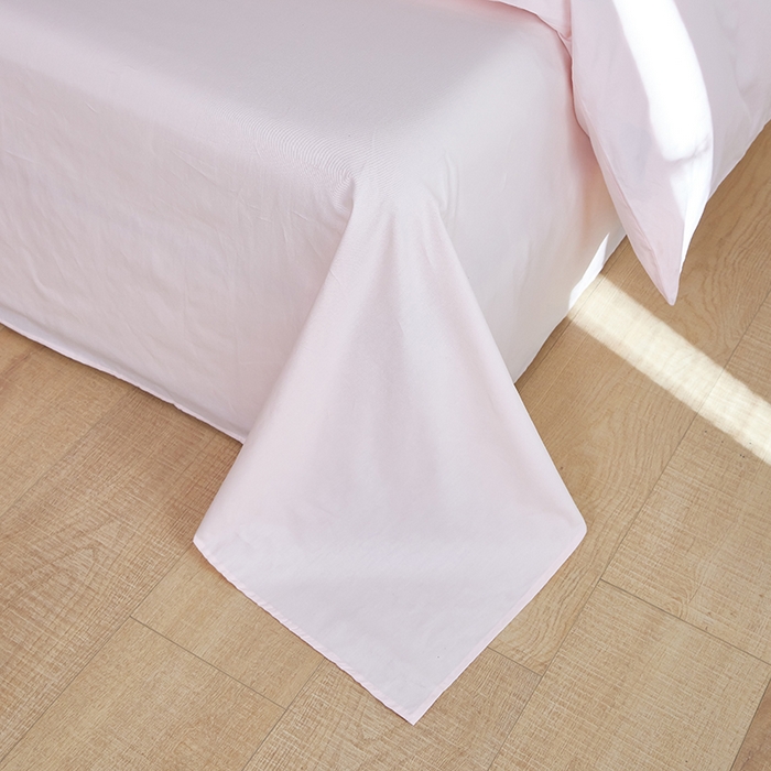 91家纺网 家纺一手货源 找家纺 慕希2025新款13372全棉拼色正拼四件套系列-简尚 简尚-香芋紫