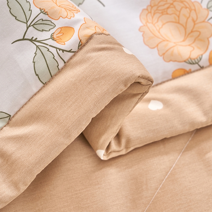 91家纺网 家纺一手货源 找家纺 羽梦家纺 2025新款新疆棉花全棉夏凉被被子被芯 迎春花