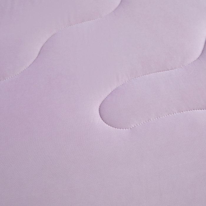 91家纺网 家纺一手货源 找家纺 米米儿家纺 2025新款跨境电商凉感丝夏被西瓜空调被 丁香紫灰