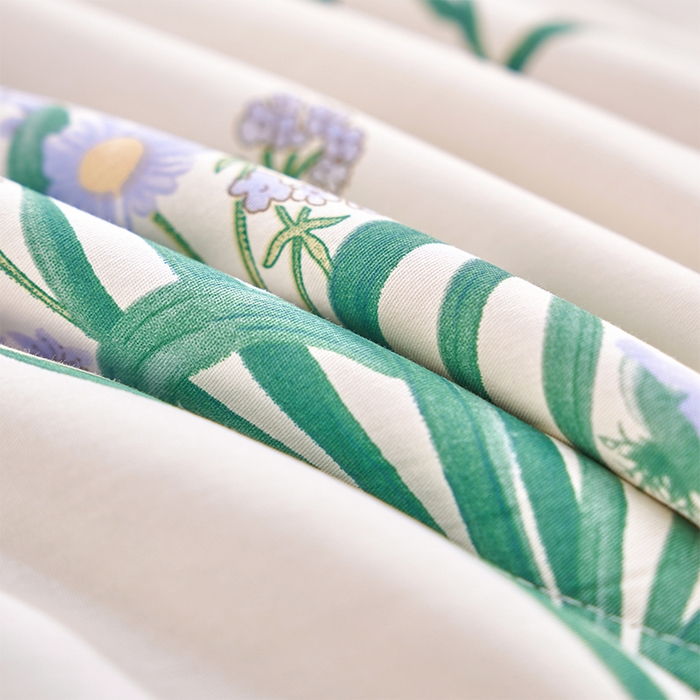 91家纺网 家纺一手货源 找家纺 羽梦家纺 2025新款新疆棉花全棉夏凉被被子被芯 梦境幽蓝