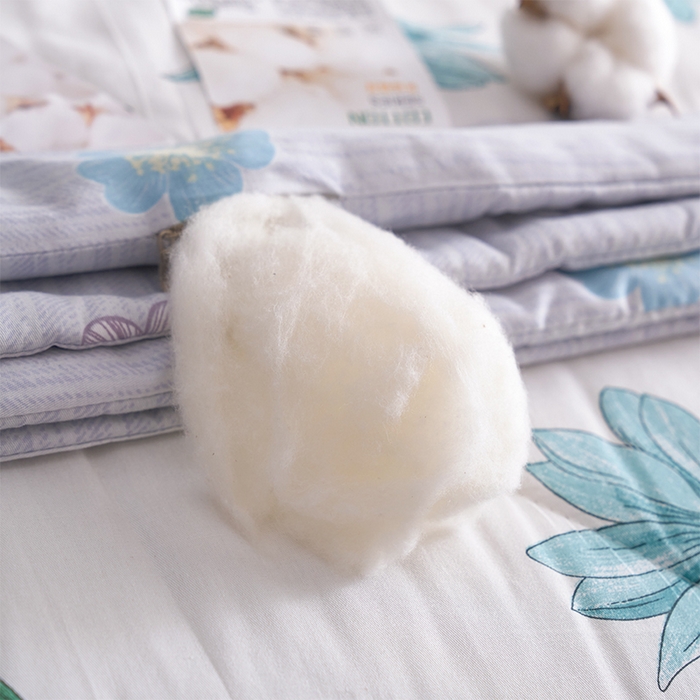 91家纺网 家纺一手货源 找家纺 羽梦家纺 2025新款新疆棉花全棉夏凉被被子被芯 梦田兰