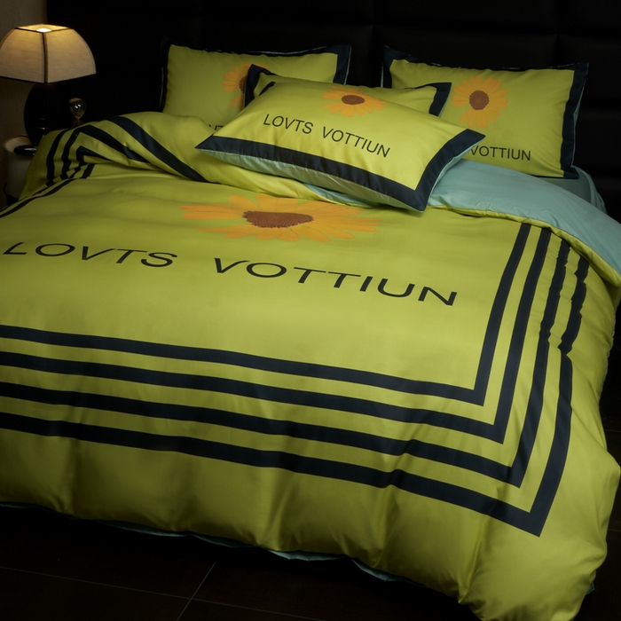 91家纺网 家纺一手货源 找家纺 花沐 2025新款轻奢潮牌亲肤棉纯棉四件套 雏菊