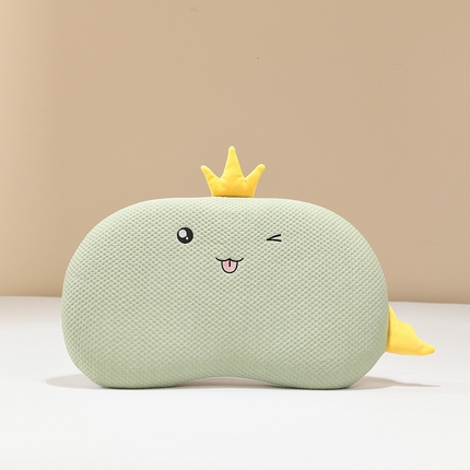 2025新款婴儿亲水棉定型枕头枕芯-豌豆 豌豆恐龙