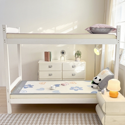 航途席业 2025新款学生印花冰藤凉席 小兰花