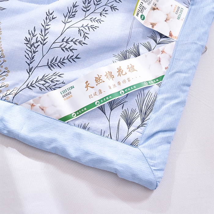 91家纺网 家纺一手货源 找家纺 羽梦家纺 2025新款新疆棉花全棉夏凉被被子被芯 沐雅清风