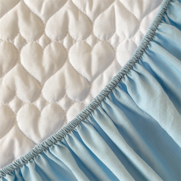 91家纺网 家纺一手货源 找家纺 （总）屹成家纺 2024新款水洗棉床笠款床裙花语系列