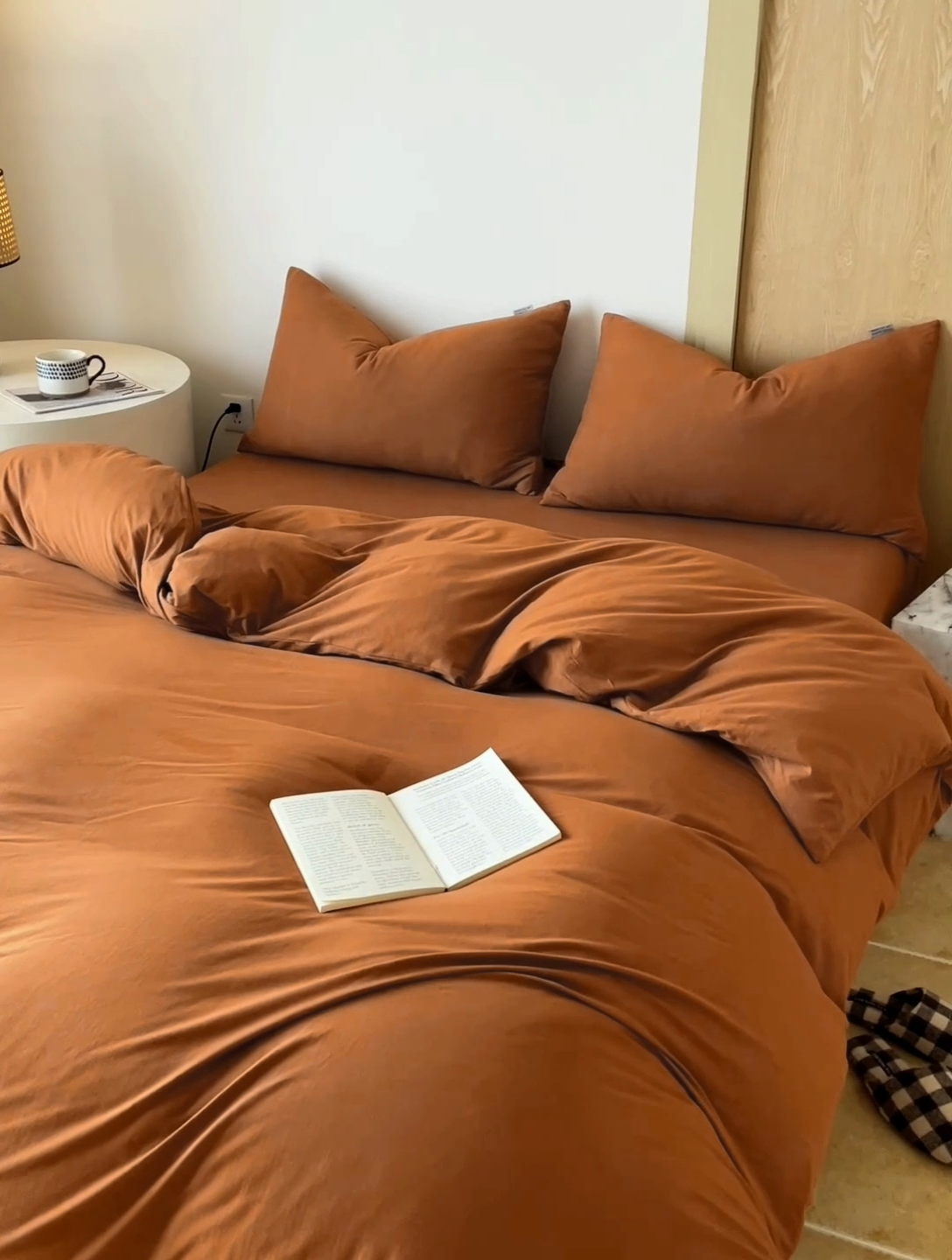 91家纺网 家纺一手货源 找家纺 梦可莱家居 2025春夏新品全棉针织棉纯色系列 南瓜