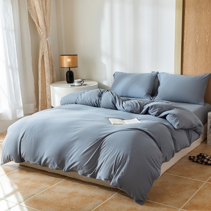 91家纺网 家纺一手货源 找家纺 （总）梦可莱家居 2025春夏新品全棉针织棉纯色系列