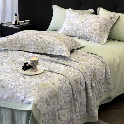 91家纺网 家纺一手货源 找家纺 （总）立奥被业 2025新款雪纺纱夏被超柔数码印花夏被雪纺夏凉被