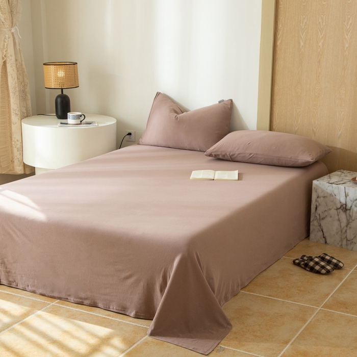 91家纺网 家纺一手货源 找家纺 梦可莱家居 2025春夏新品全棉针织棉纯色系列 蔷薇