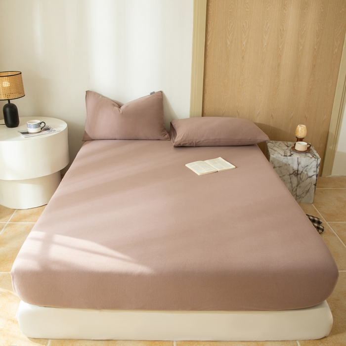 91家纺网 家纺一手货源 找家纺 梦可莱家居 2025春夏新品全棉针织棉纯色系列 蔷薇