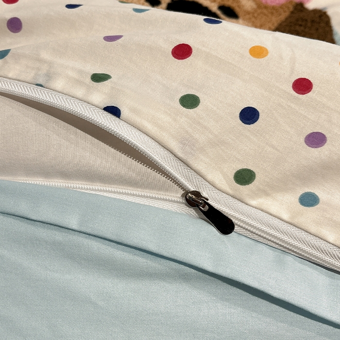 91家纺网 家纺一手货源 找家纺 蓝邻2025年新款全棉纯棉40s毛巾绣四件套 萌宠派对