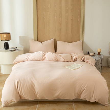 91家纺网 家纺一手货源 找家纺 （总）梦可莱家居 2025春夏新品全棉针织棉纯色系列