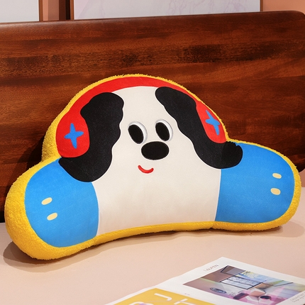 仟亿莱 2025新款耳机系列印花腰靠 拥抱耳机大耳狗