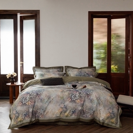 91家纺网 家纺一手货源 找家纺 （总）由丽家纺 2025新款数码印花四件套