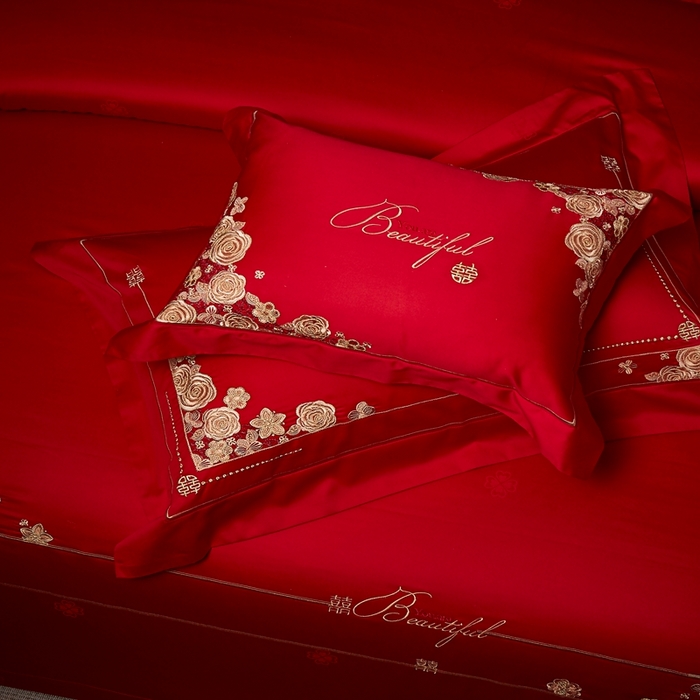 91家纺网 家纺一手货源 找家纺 爱情故事2025新款婚庆新品 甜言蜜语