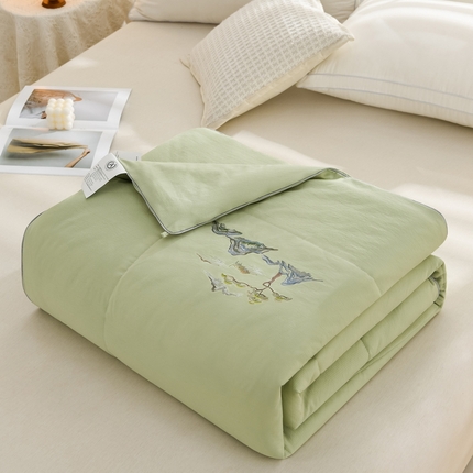 91家纺网 家纺一手货源 找家纺 （总）羽涵2025新款抗菌小竹棉夏被