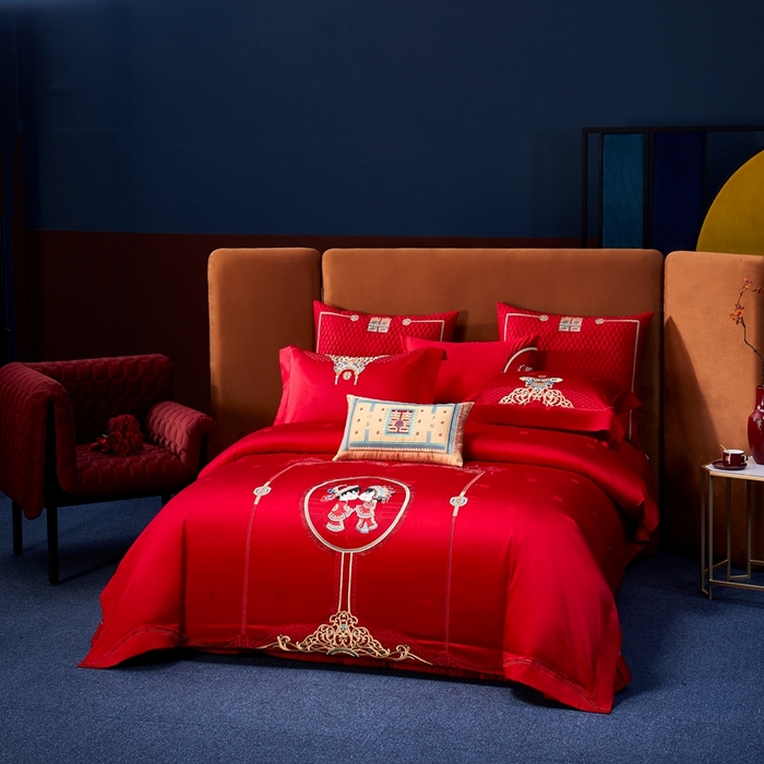 91家纺网 家纺一手货源 找家纺 爱情故事2025新款婚庆新品 门当户对