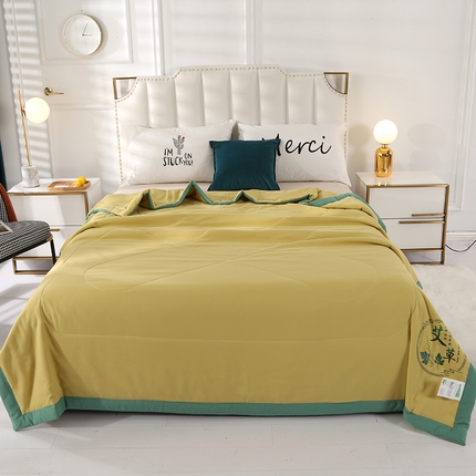 91家纺网 家纺一手货源 找家纺 （总）圣尔雅家纺 2025新款艾草驱蚊抗菌夏凉被子被芯