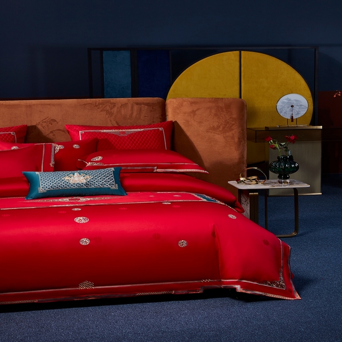 91家纺网 家纺一手货源 找家纺 爱情故事2025新款婚庆新品 甜蜜佳人