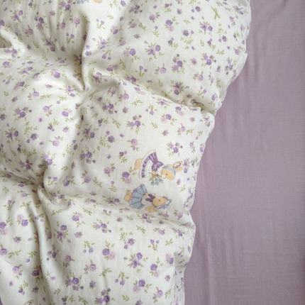 91家纺网 家纺一手货源 找家纺 （总）2025新款双层纱印花卡通四件套-床拍