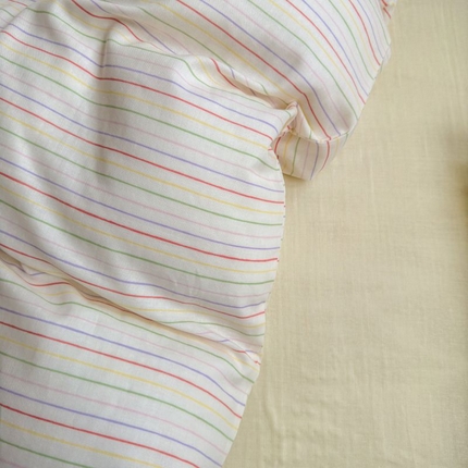 91家纺网 家纺一手货源 找家纺 （总）2025新款双层纱印花卡通四件套-床拍