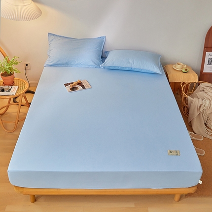 91家纺网 家纺一手货源 找家纺 （总）曼陀罗 2025新款原棉纯色床笠系列