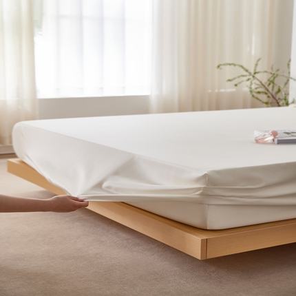 简纯主义 2025新款100s超细旦天丝-单床笠 奶油